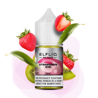 Рідина ELFLIQ Strawberry Kiwi 30 мл (КІВІ З ПОЛУНИЦЕЮ) від ELFLIQ - ELFLIQ 30ml | Купити в Україні | ELF PAR