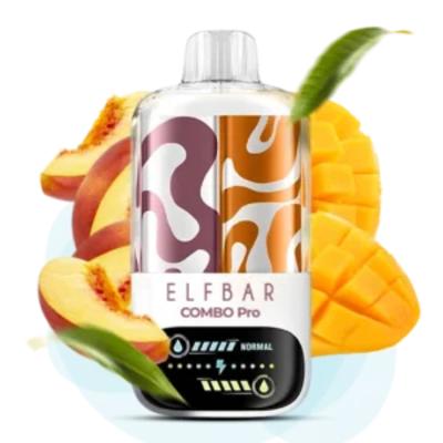 Одноразова Pod-система Elf Bar COMBO PRO 30000 Peach Triple Mango (ПЕРСИК МАНГО) від Elfbar - ELFBAR COMBO PRO 30000 | Купити в Україні | ELF PAR