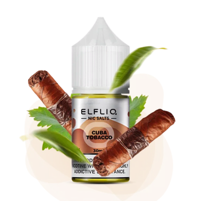 Рідина ELFLIQ Cuba Tobacco 30 мл (КУБИНСЬКИЙ ТЮТЮН) від ELFLIQ - ELFLIQ 30ml | Купити в Україні | ELF PAR