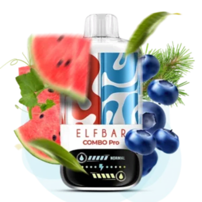 Одноразова Pod-система Elf Bar COMBO PRO 30000 Watermelon Ice Blueberry (КАВУН ЛІД ЧОРНИЦЯ) від Elfbar - ELFBAR COMBO PRO 30000 | Купити в Україні | ELF PAR