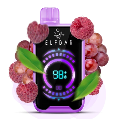 Одноразова Pod-система Elf Bar FS18000 Grape Raspberry (МАЛИНА ВИНОГРАД) - оригінальний вейп від Elfbar Одноразова Pod-система Elf Bar FS18000 Grape Raspberry (МАЛИНА ВИНОГРАД) від Elfbar - ELFBAR FS18000 | Купити в Україні | ELF PAR
