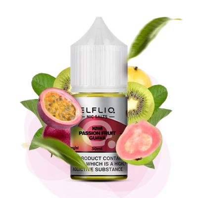 Рідина ELFLIQ Kiwi Passionfruit Guava 30 мл (КІВІ МАРАКУЯ ГУАВА) від ELFLIQ - ELFLIQ 30ml | Купити в Україні | ELF PAR