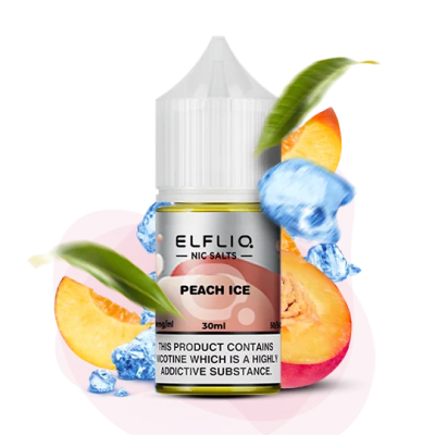 Рідина ELFLIQ Peach Ice 30 мл (ПЕРСИК З ЛЬОДОМ) від ELFLIQ - ELFLIQ 30ml | Купити в Україні | ELF PAR
