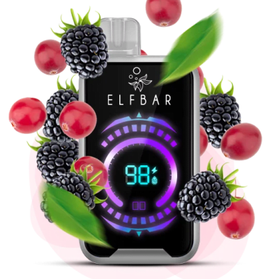 Одноразова Pod-система Elf Bar FS18000 Blackberry Cranberry (ОЖИНА) - оригінальний вейп від Elfbar Одноразова Pod-система Elf Bar FS18000 Blackberry Cranberry (ОЖИНА) від Elfbar - ELFBAR FS18000 | Купити в Україні | ELF PAR