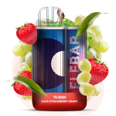 Одноразова Pod-система Elf Bar ТЕ6000 Sour Strawberry Grape (ПОЛУНИЦЯ ВИНОГРАД КИСЛИЙ) - оригінальний вейп від Elfbar Одноразова Pod-система Elf Bar ТЕ6000 Sour Strawberry Grape (ПОЛУНИЦЯ ВИНОГРАД КИСЛИЙ) від Elfbar - ELFBAR TE6000 | Купити в Україні | ELF PAR