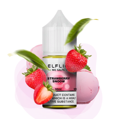Рідина ELFLIQ Strawberry Snoow 30 мл (КЛУБНИЧНОЕ МОРОЖЕНОЕ) від ELFLIQ - ELFLIQ 30ml | Купити в Україні | ELF PAR