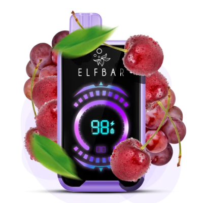 Одноразова Pod-система Elf Bar FS18000 Grape Cherry (ВИШНЯ ВИНОГРАД) - оригінальний вейп від Elfbar Одноразова Pod-система Elf Bar FS18000 Grape Cherry (ВИШНЯ ВИНОГРАД) від Elfbar - ELFBAR FS18000 | Купити в Україні | ELF PAR