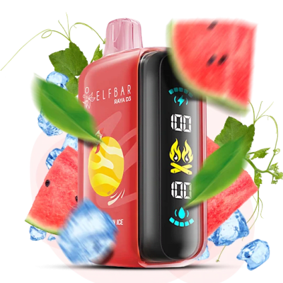 Одноразова Pod-система Elf Bar RAYA D3 25000  Watermelon Ice (КАВУН ЛІД) від Elfbar - ELFBAR RAYA D3 25000 | Купити в Україні | ELF PAR