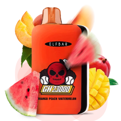 Одноразова Pod-система Elf Bar GH 23000 Mango Peach Watermelon (КАВУН ПЕРСИК МАНГО) від Elfbar - ELFBAR GH 23000 | Купити в Україні | ELF PAR