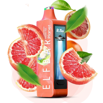 Одноразова Pod-система Elf Bar Planet 25000 Grapefruit Green Tea (ГРЕЙПФРУТ ЧАЙ) від Elfbar - ELFBAR Planet 25000 | Купити в Україні | ELF PAR