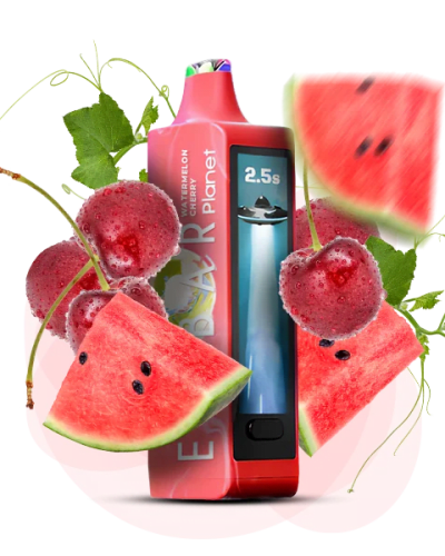 Одноразова Pod-система Elf Bar Planet 25000 Watermelon Cherry (КАВУН ВИШНЯ) - оригінальний вейп від Elfbar Одноразова Pod-система Elf Bar Planet 25000 Watermelon Cherry (КАВУН ВИШНЯ) від Elfbar - ELFBAR P...