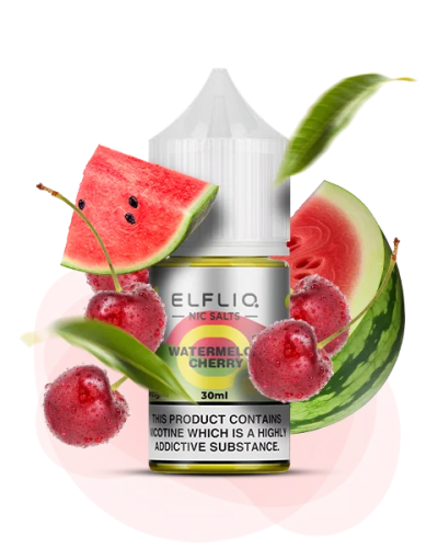 Рідина ELFLIQ Watermelon Cherry 30 мл (КАВУН ВИШНЯ) - оригінальний вейп від ELFLIQ Рідина ELFLIQ Watermelon Cherry 30 мл (КАВУН ВИШНЯ) від ELFLIQ - ELFLIQ 30ml | Купити в Україні |...