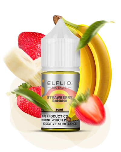 Рідина ELFLIQ Strawberry Banana 30 мл (ПОЛУНИЦЯ БАНАН) - оригінальний вейп від ELFLIQ Рідина ELFLIQ Strawberry Banana 30 мл (ПОЛУНИЦЯ БАНАН) від ELFLIQ - ELFLIQ 30ml | Купити в Україн...