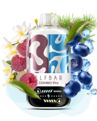 Одноразова Pod-система Elf Bar COMBO PRO 30000 Jasmine Raspberry Blueberry Ice (ЖАСМИН МАЛИНА ЧОРНИЦЯ ЛІД) - оригінальний вейп від Elfbar Одноразова Pod-система Elf Bar COMBO PRO 30000 Jasmine Raspberry Blueberry Ice (ЖАСМИН МАЛИНА ЧОР...