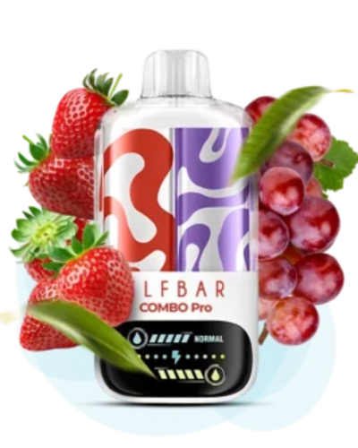 Одноразова Pod-система Elf Bar COMBO PRO 30000 Strawberry Grape (ПОЛУНИЦЯ ВИНОГРАД) - оригинальный вейп от Elfbar Одноразова Pod-система Elf Bar COMBO PRO 30000 Strawberry Grape (ПОЛУНИЦЯ ВИНОГРАД) від Elfbar - ...