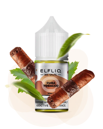 Рідина ELFLIQ Cuba Tobacco 30 мл (КУБИНСЬКИЙ ТЮТЮН) - оригінальний вейп від ELFLIQ Рідина ELFLIQ Cuba Tobacco 30 мл (КУБИНСЬКИЙ ТЮТЮН) від ELFLIQ - ELFLIQ 30ml | Купити в Україні |...