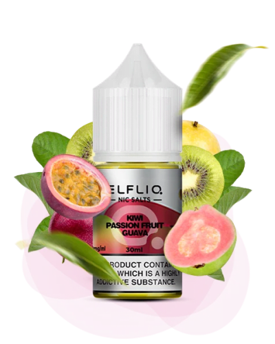 Рідина ELFLIQ Kiwi Passionfruit Guava 30 мл (КІВІ МАРАКУЯ ГУАВА) - оригінальний вейп від ELFLIQ Рідина ELFLIQ Kiwi Passionfruit Guava 30 мл (КІВІ МАРАКУЯ ГУАВА) від ELFLIQ - ELFLIQ 30ml | Купит...