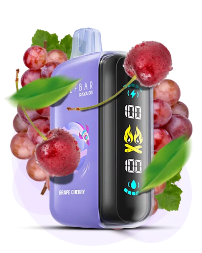 Одноразова Pod-система Elf Bar RAYA D3 25000  Grape Cherry (ВИШНЯ ВИНОГРАД) від Elfbar - ELFBAR R...