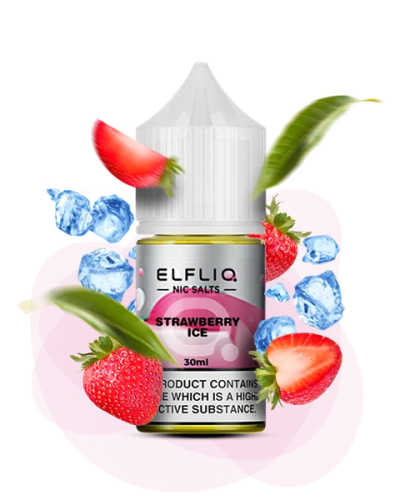 Рідина ELFLIQ Strawberry Ice 30 мл (ПОЛУНИЦЯ З ЛЬОДОМ) - оригінальний вейп від ELFLIQ Рідина ELFLIQ Strawberry Ice 30 мл (ПОЛУНИЦЯ З ЛЬОДОМ) від ELFLIQ - ELFLIQ 30ml | Купити в Україн...
