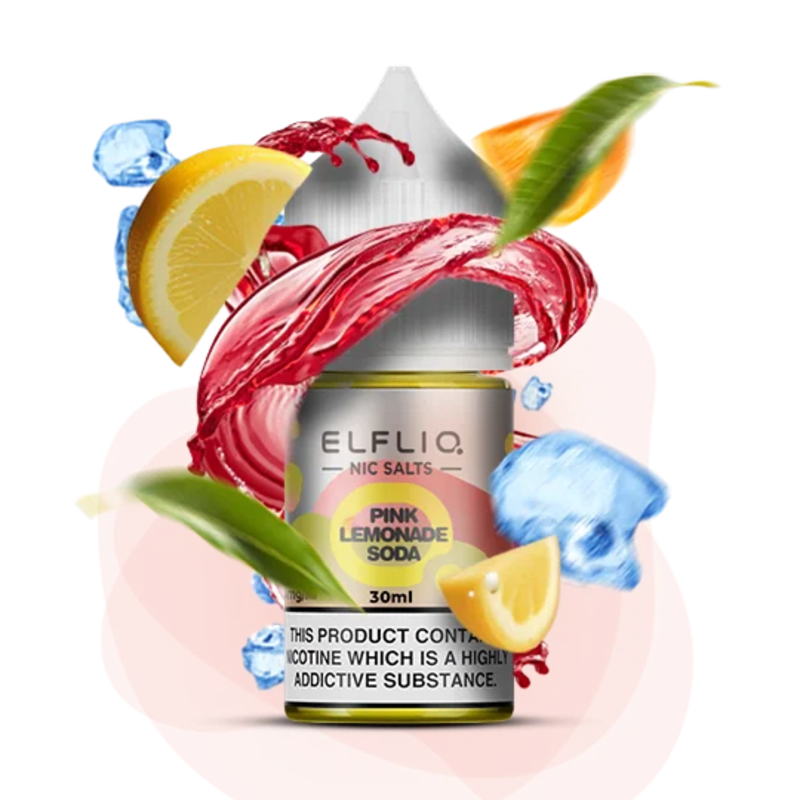 Жидкость ELFLIQ Pink Lemonade Soda 30 мл (РОЗОВЫЙ ЛИМОНАД СОДОВА) - ELFLIQ Рідина ELFLIQ Pink Lemonade Soda 30 мл (РОЖЕВИЙ ЛИМОНАД СОДОВА)