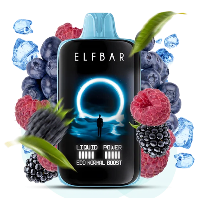 Одноразовая Pod-система Elf Bar 40000 Moon Night Blue Razz Ice (БЛАКИТНА МАЛИНА ЛЕД) - Elfbar Одноразовая Pod-система Elf Bar 40000 Moon Night Blue Razz Ice (БЛАКИТНА МАЛИНА ЛЕД)