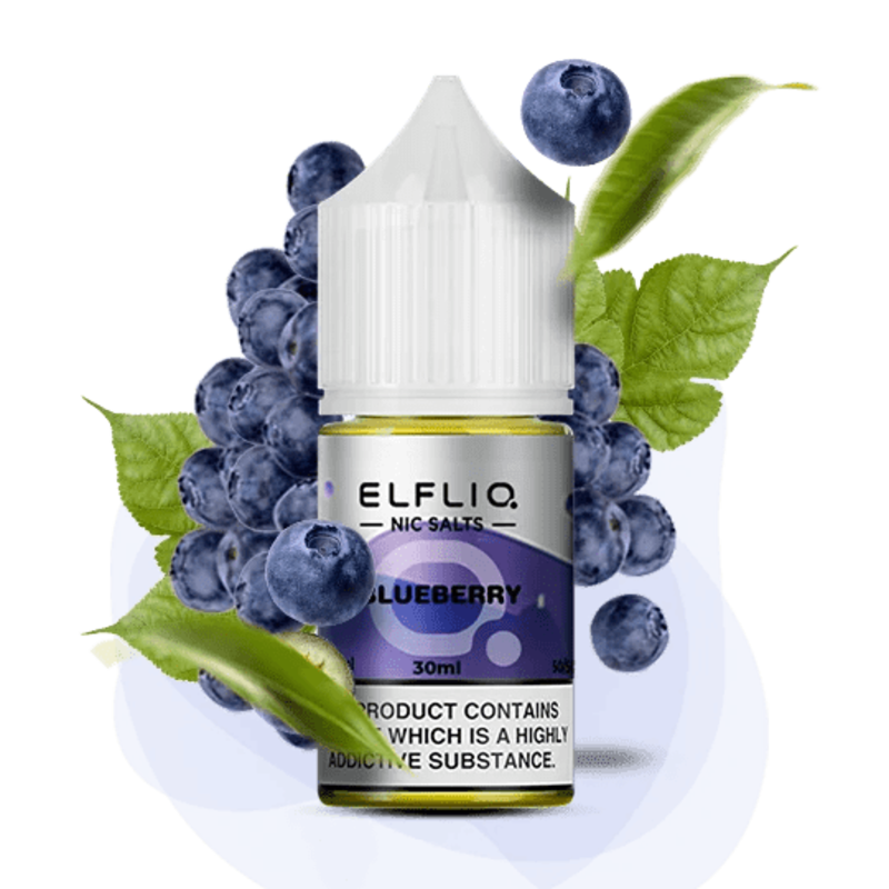 Жидкость ELFLIQ Blueberry 30 мл (ЧЕРНИКА) - ELFLIQ Рідина ELFLIQ Blueberry 30 мл (ЧОРНИЦЯ)