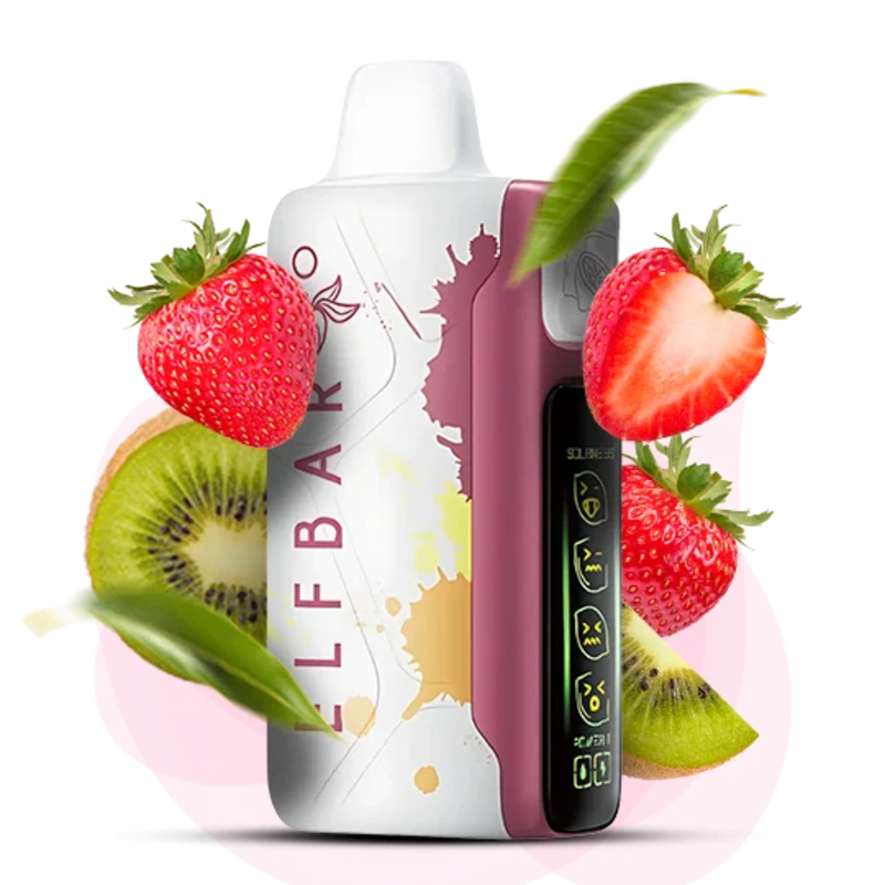 Одноразова Pod-система Elf Bar Sour King 30000 Strawberry Kiwi (ПОЛУНИЦЯ КІВІ КИСЛИЙ)