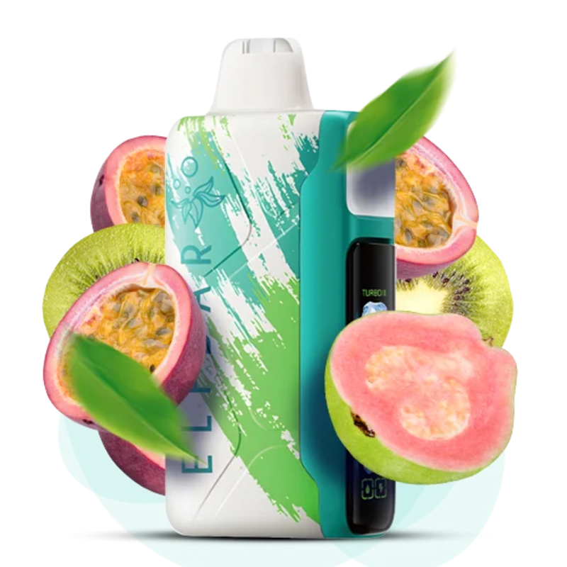 Одноразова Pod-система Elf Bar Ice King 30000 Kiwi Passion Fruit Guava (МАРАКУЯ ГУАВА КІВІ ЛІД) - Elfbar Одноразова Pod-система Elf Bar Ice King 30000 Kiwi Passion Fruit Guava (МАРАКУЯ ГУАВА КІВІ ЛІД)