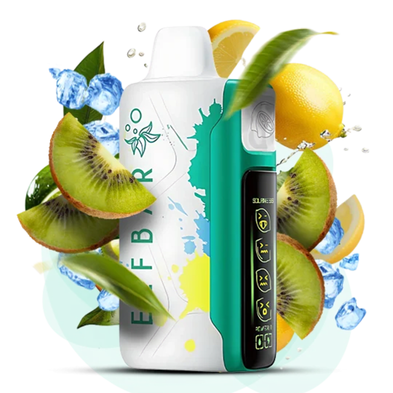 Одноразова Pod-система Elf Bar Sour King 30000 Kiwi Lemonade (ЛИМОНАД КІВІ КИСЛИЙ)