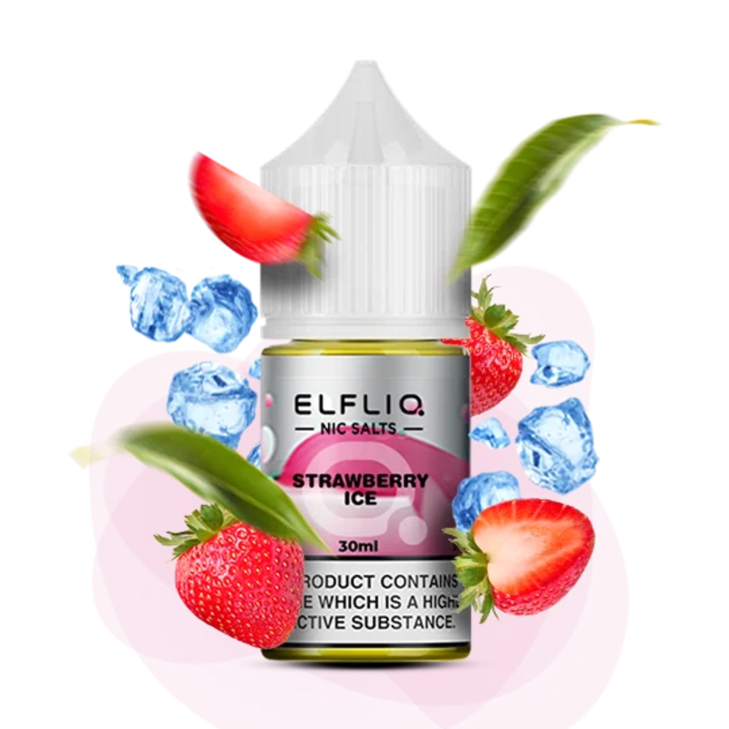 Рідина ELFLIQ Strawberry Ice 30 мл (ПОЛУНИЦЯ З ЛЬОДОМ)