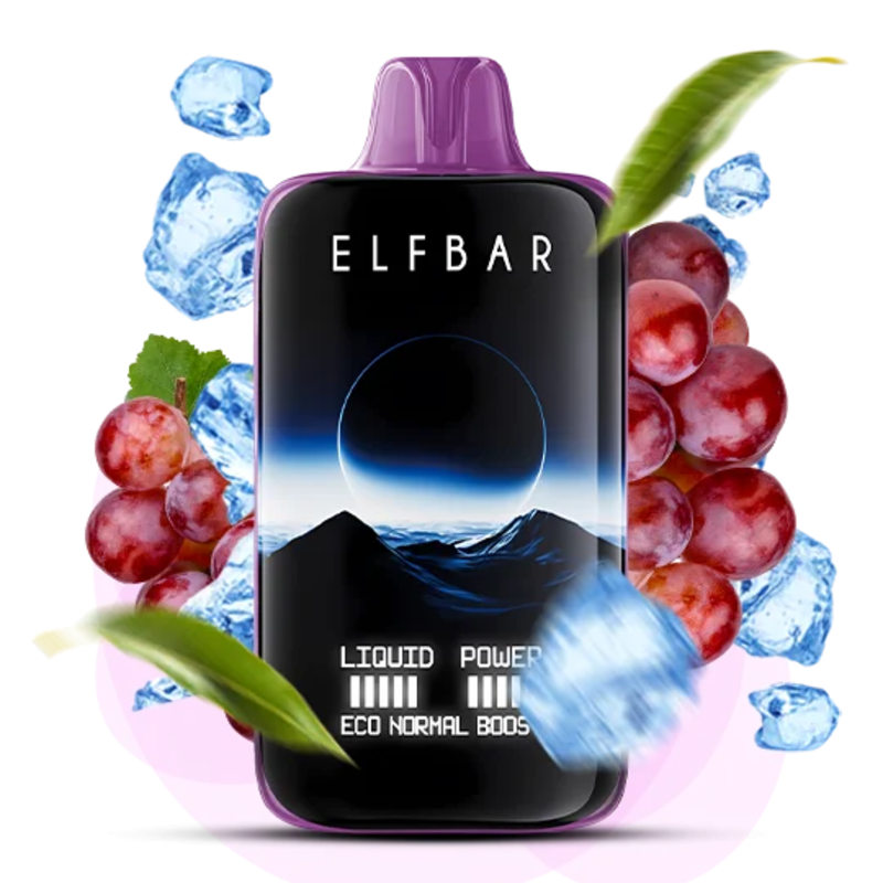 ELFBAR MOON NIGHT 40000 Grape Ice (Виноград З Прохолодою)