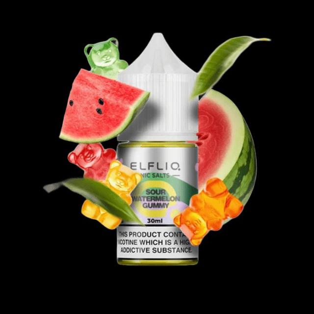 ELFLIQ 30ml Sour Watermelon Gummy (Арбуз Кислые Конфеты)