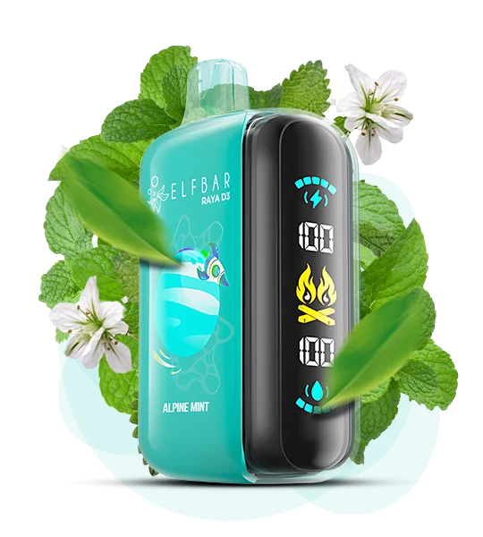 Одноразова Pod-система Elf Bar RAYA D3 25000  Aipine Mint (М'ЯТА)