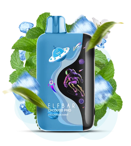 Одноразова Pod-система Elf Bar GH 33000 Pro Mountain Mint (ГІРСЬКА М'ЯТА)