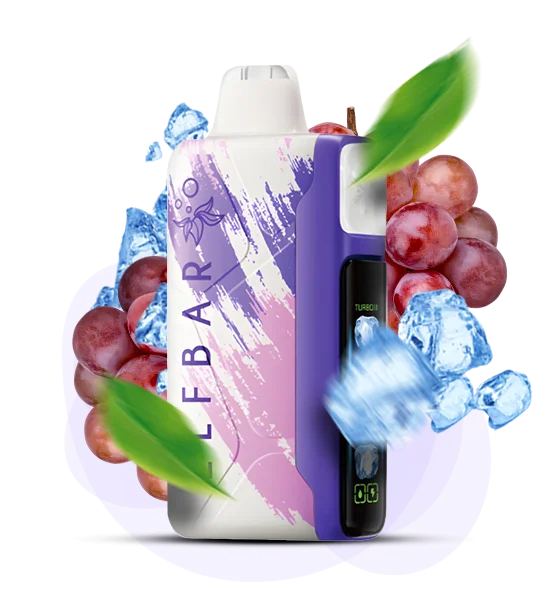 Одноразова Pod-система Elf Bar Ice King 30000  Grape Ice (ВИНОГРАД ЛІД)