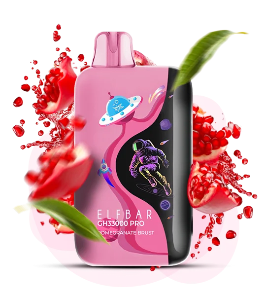 Одноразова Pod-система Elf Bar GH 33000 Pro Pomegranate Burst (ГРАНАТ ВИБУХ)