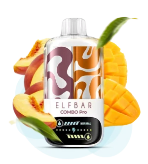 Одноразова Pod-система Elf Bar COMBO PRO 30000 Peach Triple Mango (ПЕРСИК МАНГО)