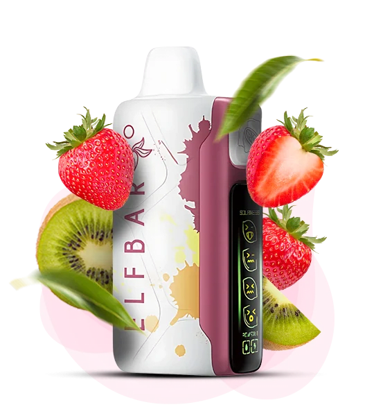 Одноразова Pod-система Elf Bar Sour King 30000 Strawberry Kiwi (ПОЛУНИЦЯ КІВІ КИСЛИЙ)
