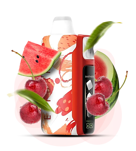 Одноразова Pod-система Elf Bar Sweet King 30000 Watermelon Cherry (КАВУН ВИШНЯ СОЛОДКИЙ)