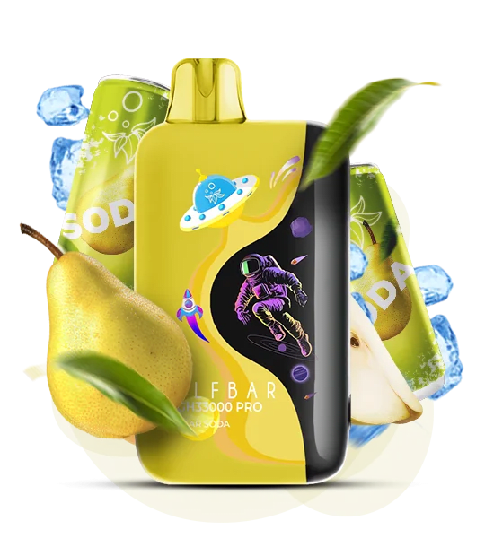 Одноразова Pod-система Elf Bar GH 33000 Pro Pear Soda (ГАЗОВАНА ВОДА)