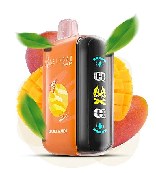 Одноразова Pod-система Elf Bar RAYA D3 25000  Double Mango (МАНГО)