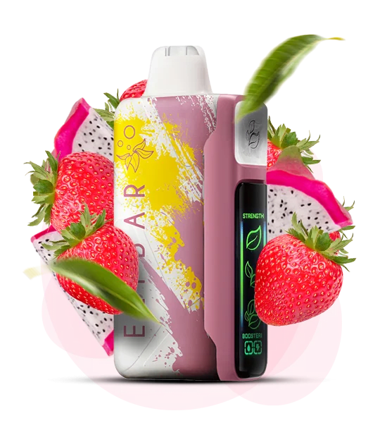 Одноразова Pod-система Elf Bar Nic King 30000 Sour Strawberry Dragonfruit (ПІТАХАЙЯ ПОЛУНИЦЯ КИСЛИЙ)