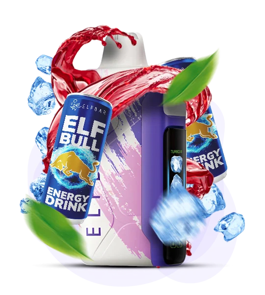 Одноразова Pod-система Elf Bar Ice King 30000  Elf Bull (ЛІД)