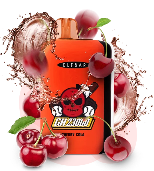 Одноразова Pod-система Elf Bar GH 23000 Cherry Cola (ВИШНЯ КОЛА)