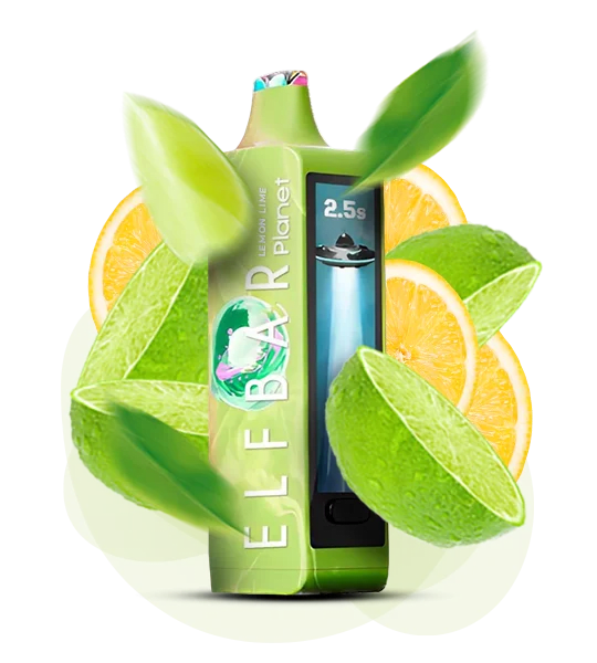 Одноразова Pod-система Elf Bar Planet 25000 Lemon Lime (ЛИМОН ЛАЙМ)