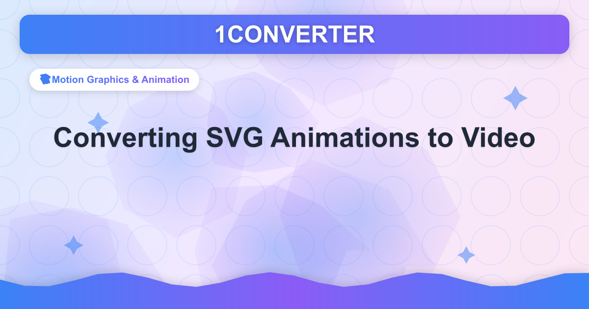 Converting SVG Animations to Video - Related article