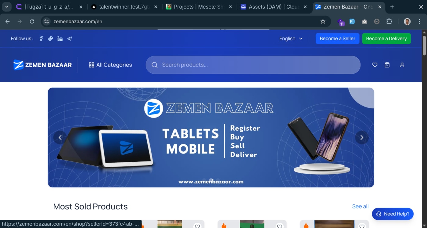 Zemenbaazar screenshot 1