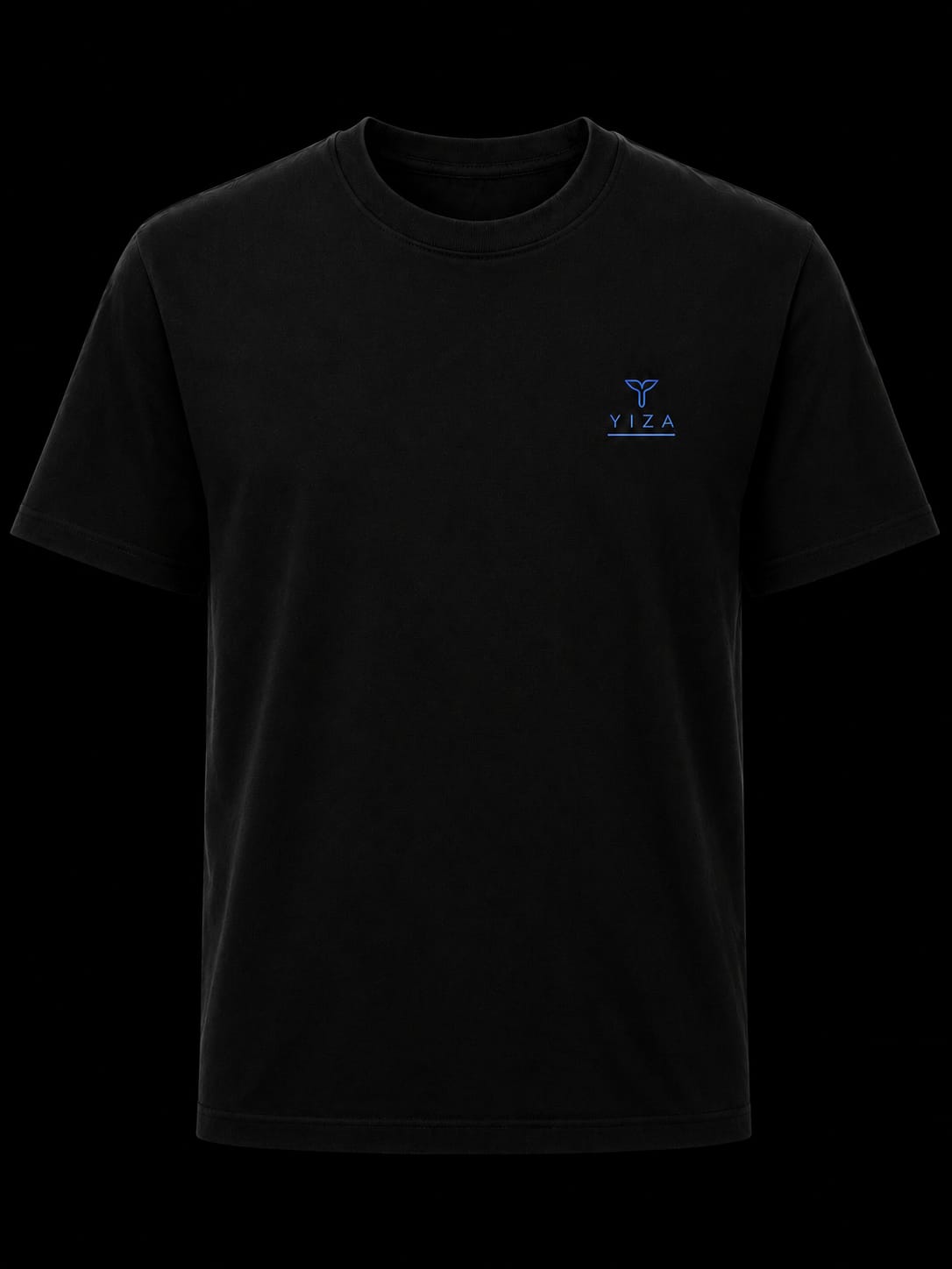 black T-shirt samourai (gold version)