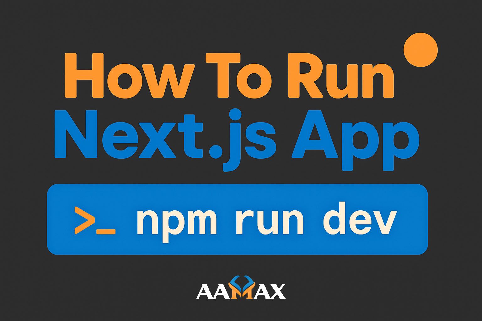 How To Run Next JS App