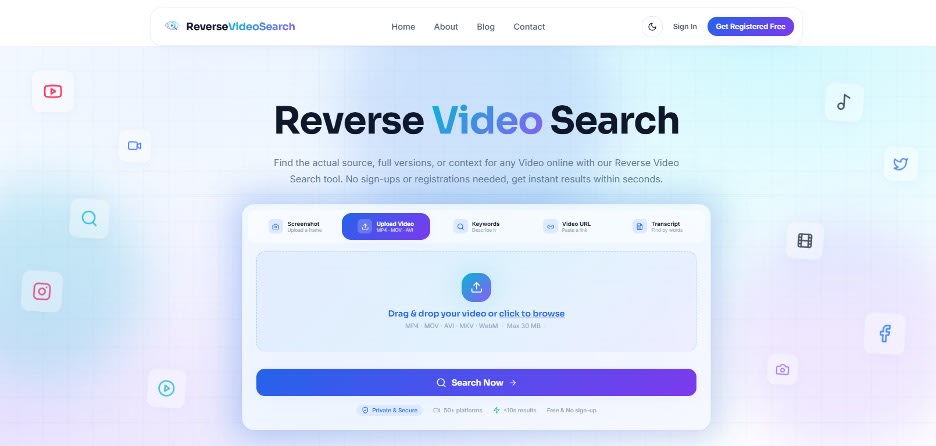 Reverse Video Search